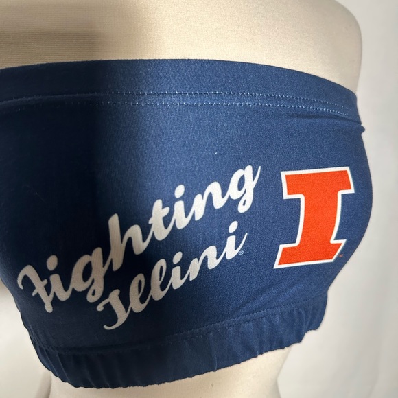 University of Illinois Bandeau, Crop, Tube Top. Gameday. Size Medium by Zoozats - Picture 2 of 4